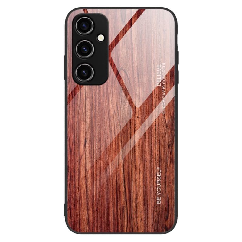 Coque Samsung Galaxy A34 5G Verre Trempé Design Bois