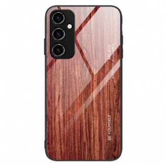 Coque Samsung Galaxy A34 5G Verre Trempé Design Bois