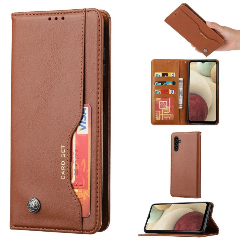 Flip Cover Samsung Galaxy A34 5G Simili Cuir Porte-Cartes