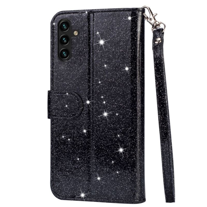 Housse Samsung Galaxy A34 5G Porte-Monnaie Paillettes