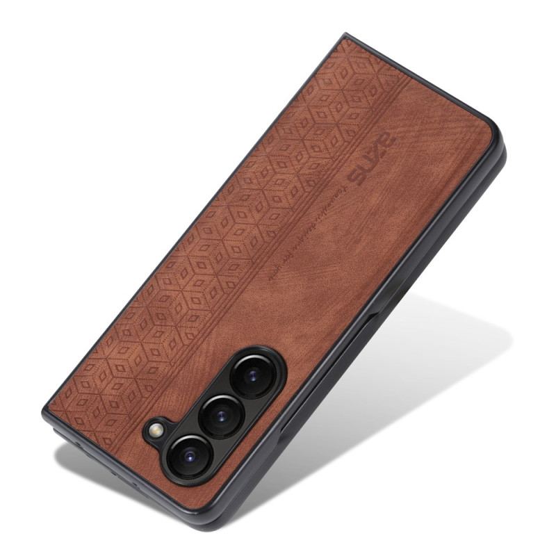 Coque Samsung Galaxy Z Fold 5 Simili Cuir AZNS