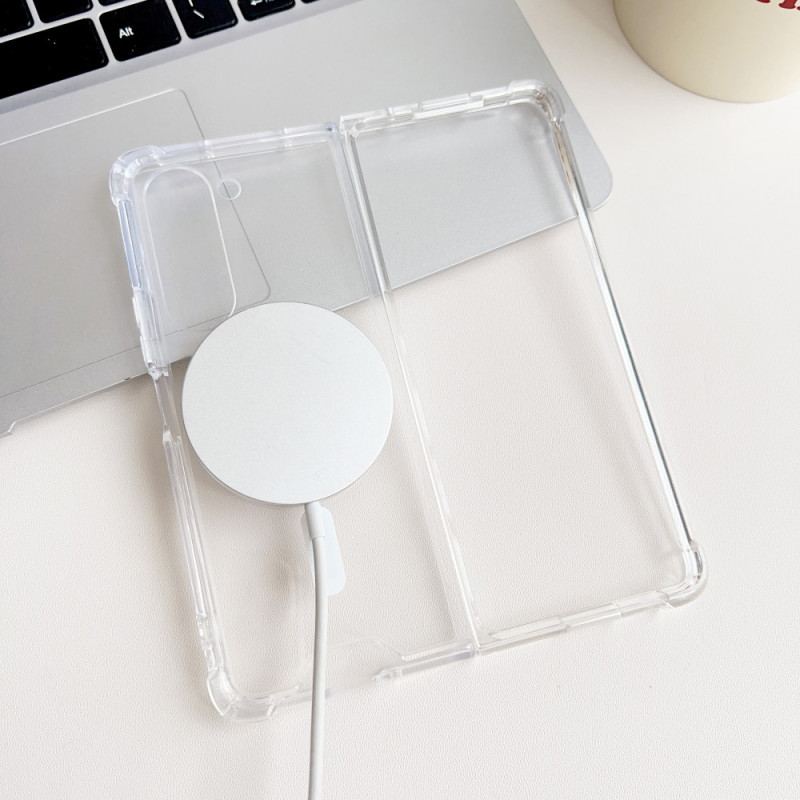 Coque Samsung Galaxy Z Fold 5 Transparente Compatible Magsafe