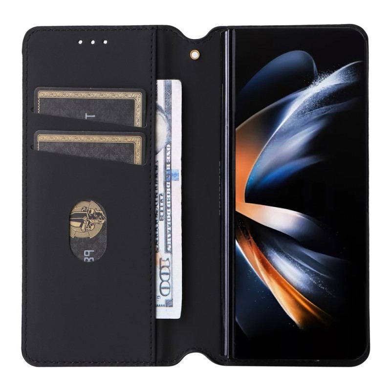 Flip Cover Samsung Galaxy Z Fold 5 Motif 3D