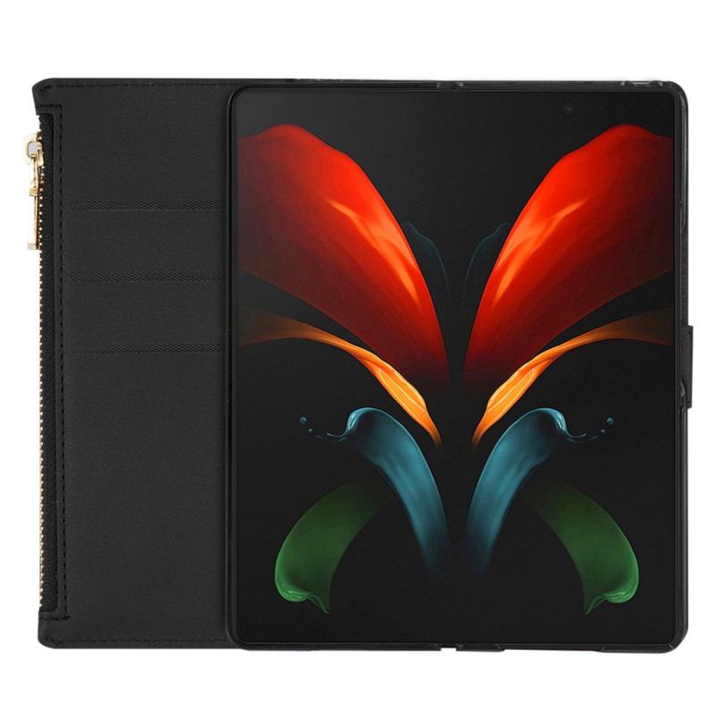 Housse Samsung Galaxy Z Fold 5 Paillettes Portefeuille