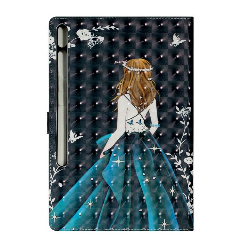 Housse Samsung Galaxy Tab S8 Plus / S7 Plus  Jeune Fille