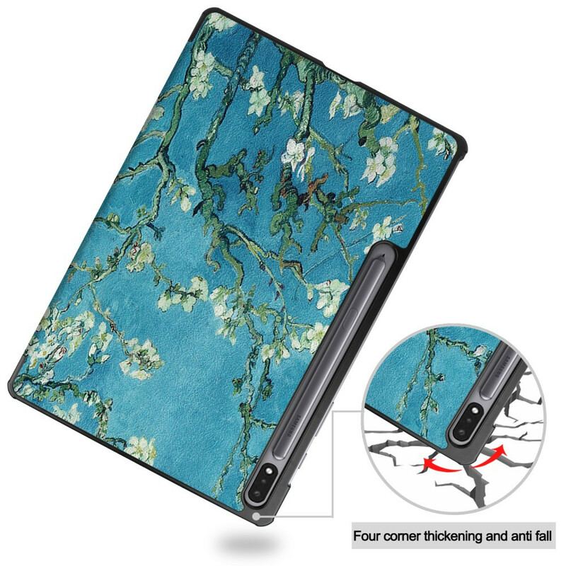 Smart Case Samsung Galaxy Tab S8 Plus / S7 Plus Renforcée Branches