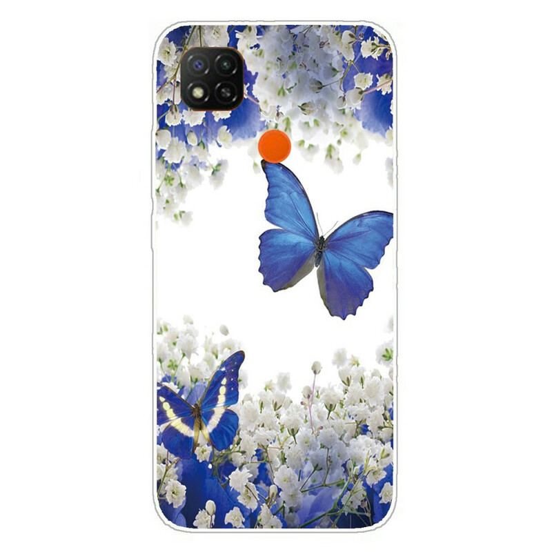 Coque Xiaomi Redmi 9C Butterflies