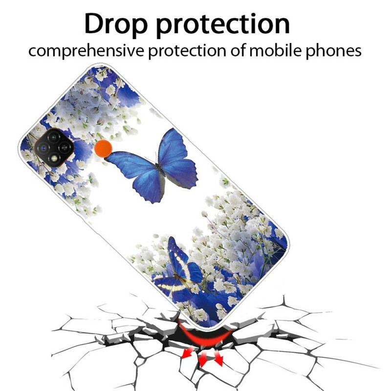 Coque Xiaomi Redmi 9C Butterflies