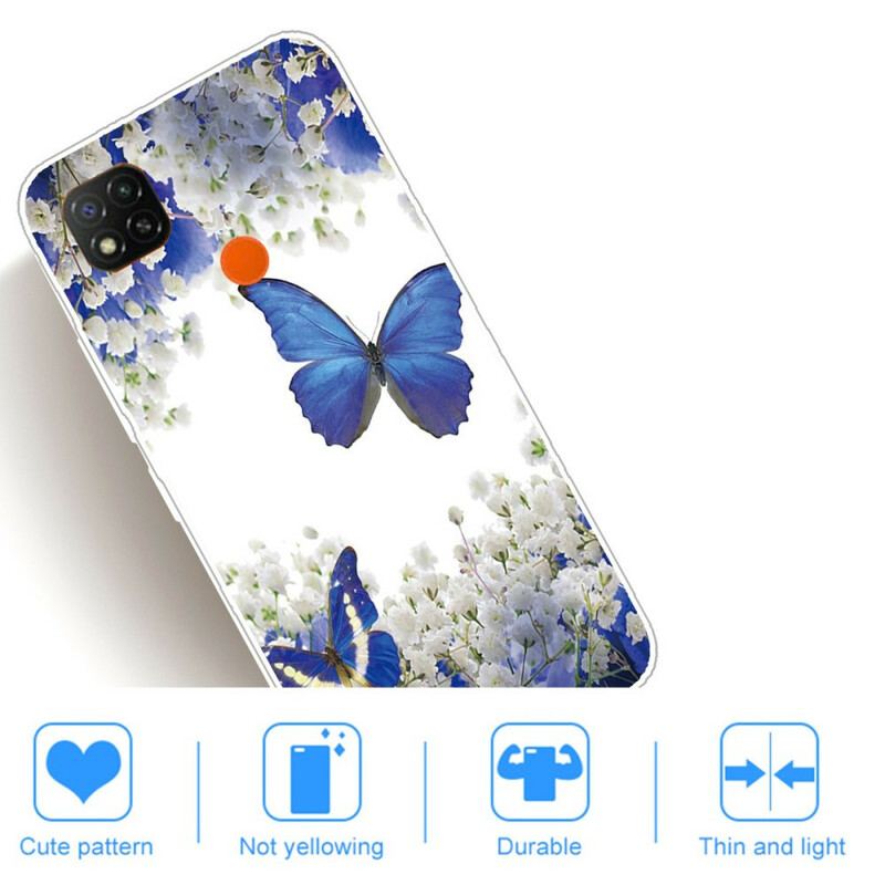 Coque Xiaomi Redmi 9C Butterflies