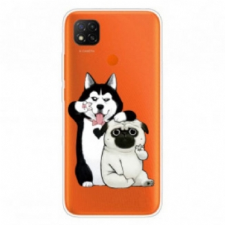 Coque Xiaomi Redmi 9C Drôles de Chiens