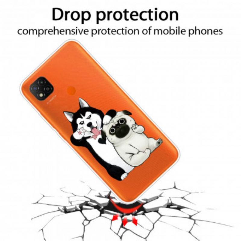 Coque Xiaomi Redmi 9C Drôles de Chiens