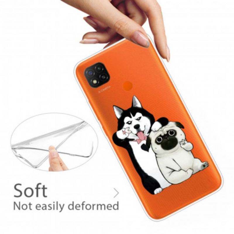 Coque Xiaomi Redmi 9C Drôles de Chiens