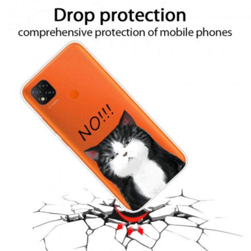 Coque Xiaomi Redmi 9C Le Chat Qui Dit Non