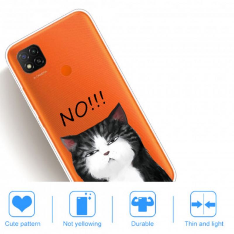 Coque Xiaomi Redmi 9C Le Chat Qui Dit Non