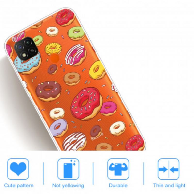 Coque Xiaomi Redmi 9C Love Donuts