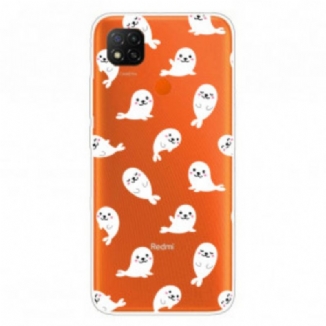 Coque Xiaomi Redmi 9C Otaries Fun