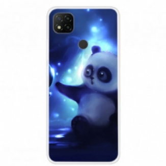 Coque Xiaomi Redmi 9C Panda dans l'Espace