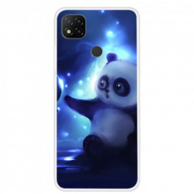 Coque Xiaomi Redmi 9C Panda dans l'Espace