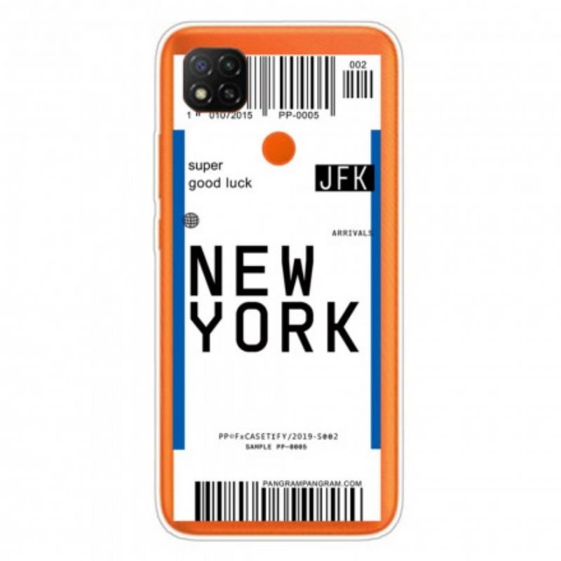 Coque Xiaomi Redmi 9C Pass to New York