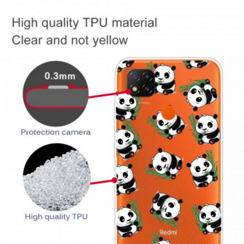 Coque Xiaomi Redmi 9C Petits Pandas