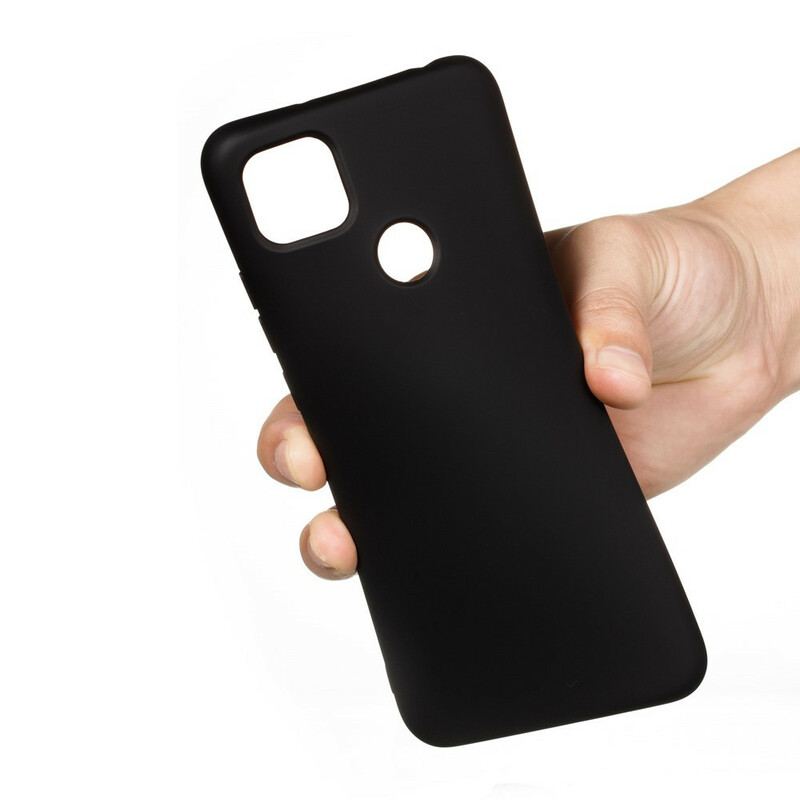 Coque Xiaomi Redmi 9C Silicone Liquide Avec Lanière