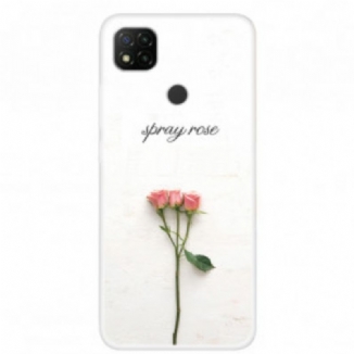 Coque Xiaomi Redmi 9C Spray Roses