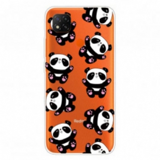 Coque Xiaomi Redmi 9C Top Pandas Fun