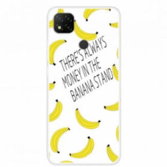 Coque Xiaomi Redmi 9C Transparente Banana Money