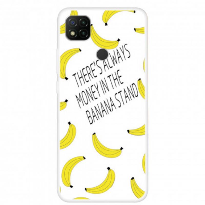 Coque Xiaomi Redmi 9C Transparente Banana Money