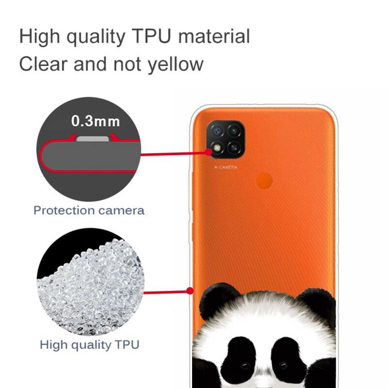 Coque Xiaomi Redmi 9C Transparente Panda