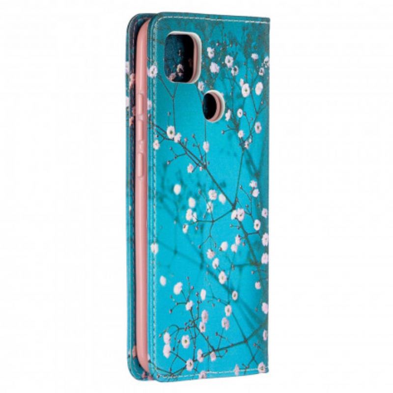 Flip Cover Xiaomi Redmi 9C Branches Fleuries