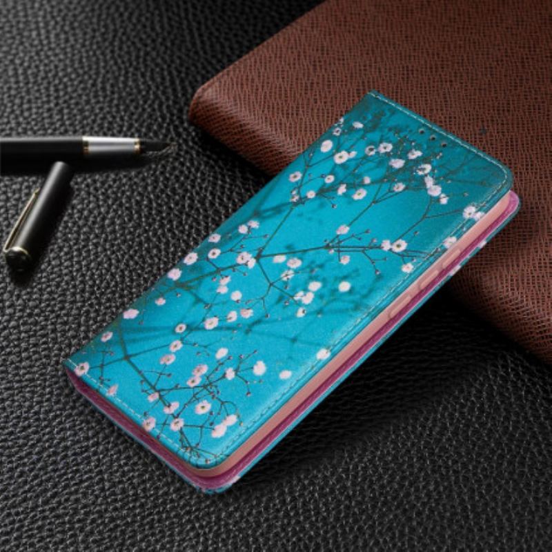 Flip Cover Xiaomi Redmi 9C Branches Fleuries