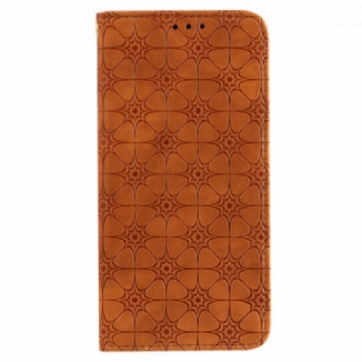 Flip Cover Xiaomi Redmi 9C Fleurs Baroques