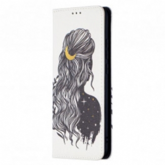 Flip Cover Xiaomi Redmi 9C Jolie Chevelure