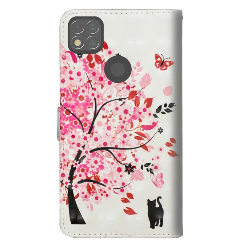 Housse Xiaomi Redmi 9C Arbre Rose