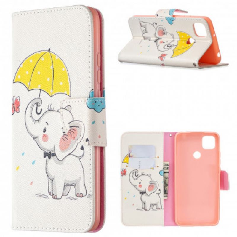 Housse Xiaomi Redmi 9C Bébé Éléphant