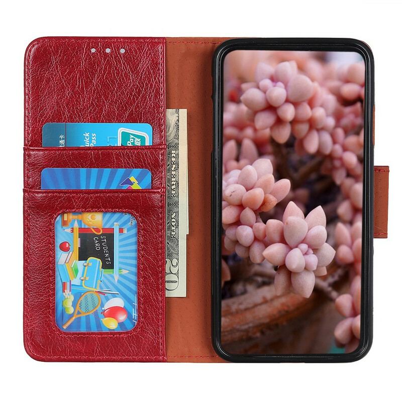 Housse Xiaomi Redmi 9C Cuir Nappa Fendu