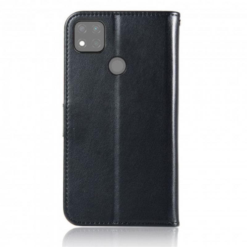 Housse Xiaomi Redmi 9C Effet Cuir Attrape Rêves Hibou