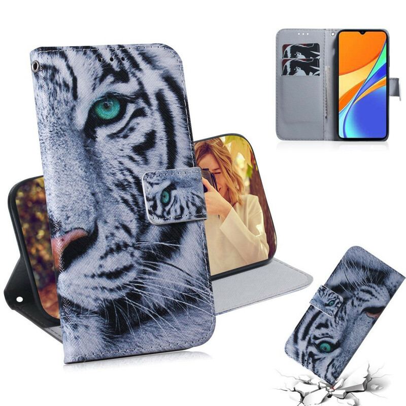 Housse Xiaomi Redmi 9C Face de Tigre