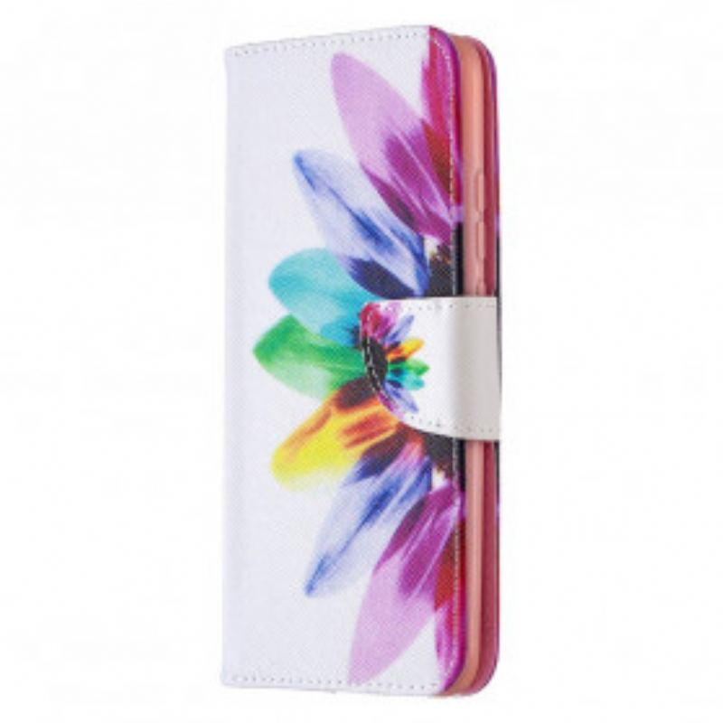 Housse Xiaomi Redmi 9C Fleur Aquarelle