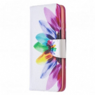 Housse Xiaomi Redmi 9C Fleur Aquarelle