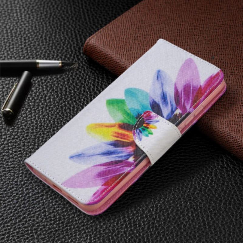 Housse Xiaomi Redmi 9C Fleur Aquarelle