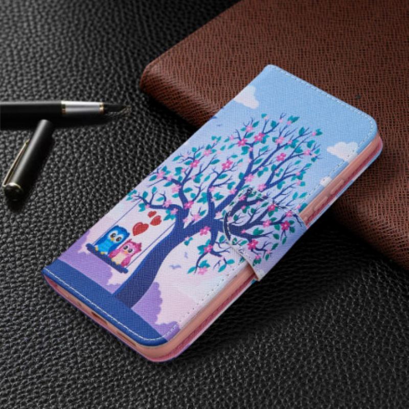 Housse Xiaomi Redmi 9C Hiboux Sur La Balancoire