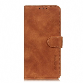 Housse Xiaomi Redmi 9C Mate Effet Cuir Vintage KHAZNEH