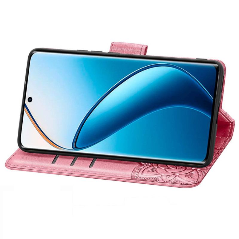 Housse Realme 12 Pro 5G / 12 Pro Plus 5G Grand Papillon à Lanière