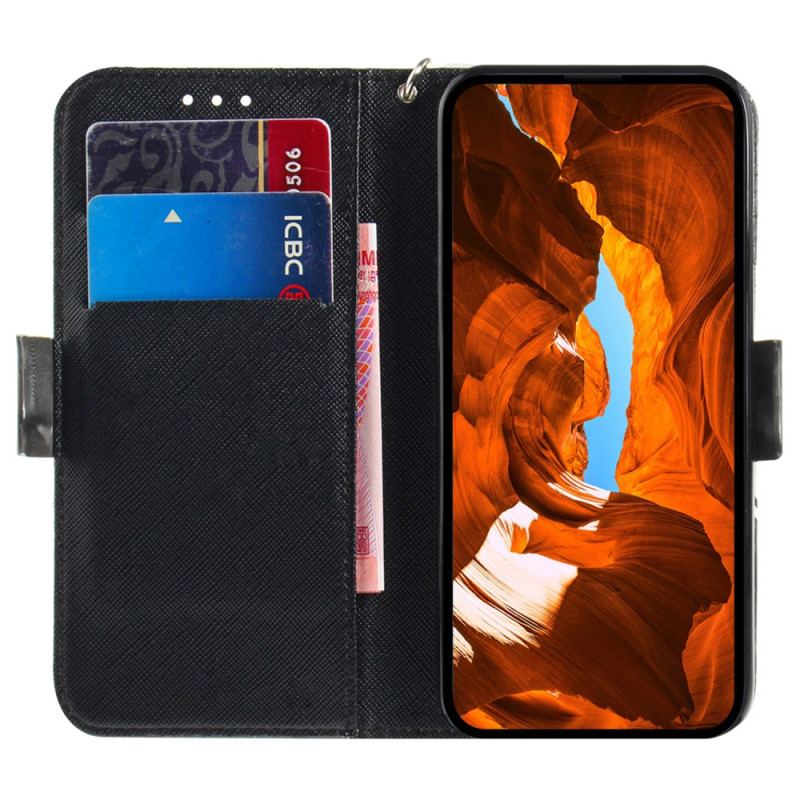 Housse Realme 12 Pro / 12 Pro Plus Panda Colérique à Lanière