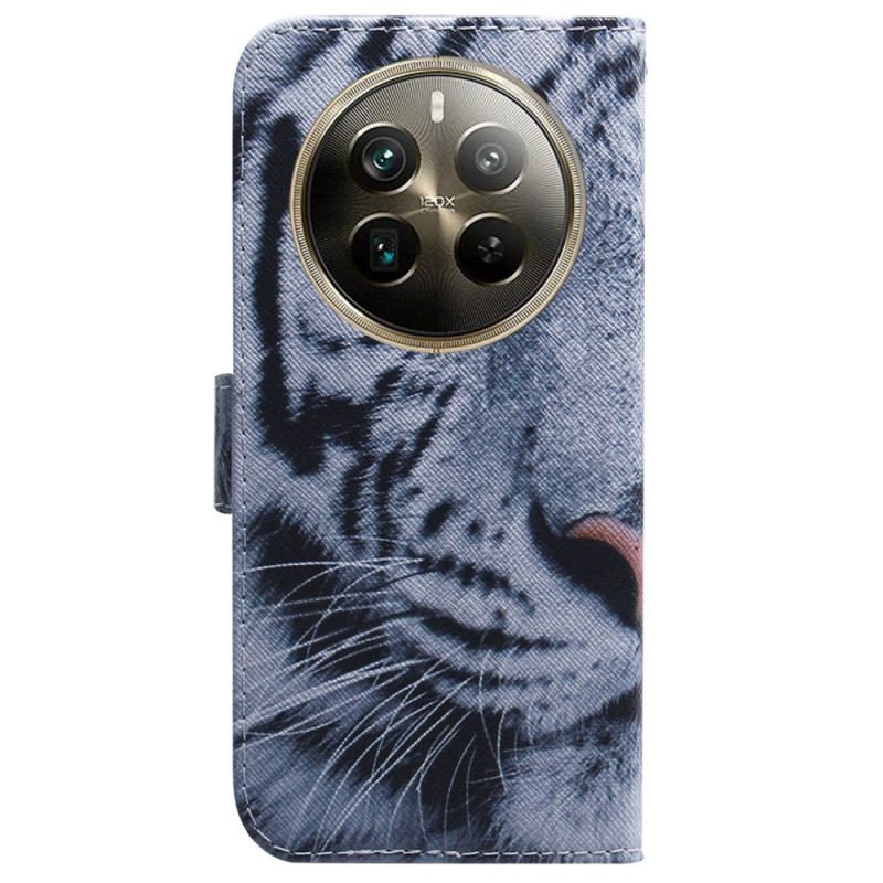 Housse Realme 12 Pro / 12 Pro Plus Tigre Blanc