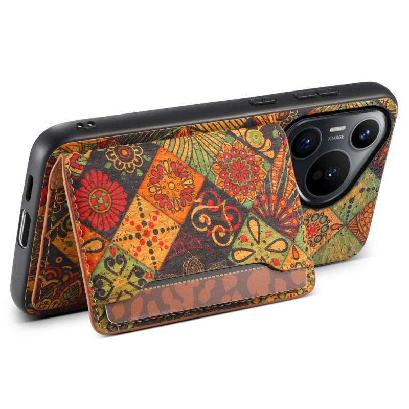 Coque Huawei Pura 70 Porte-Cartes Florale