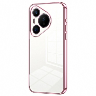 Coque Huawei Pura 70 Rebords Style Métal