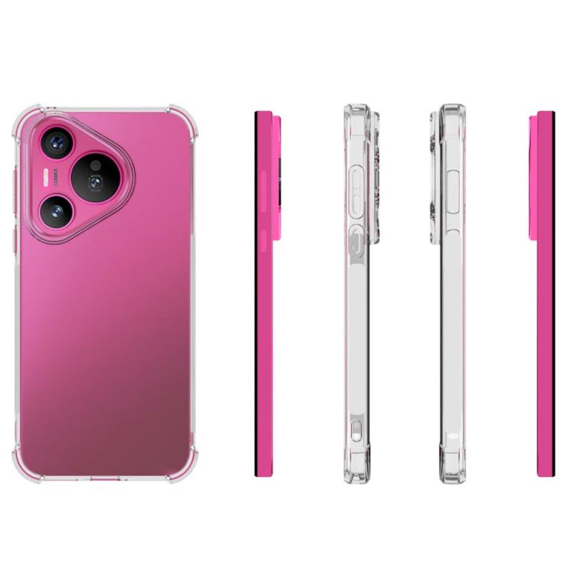 Coque Huawei Pura 70 Transparente Coins Renforcés